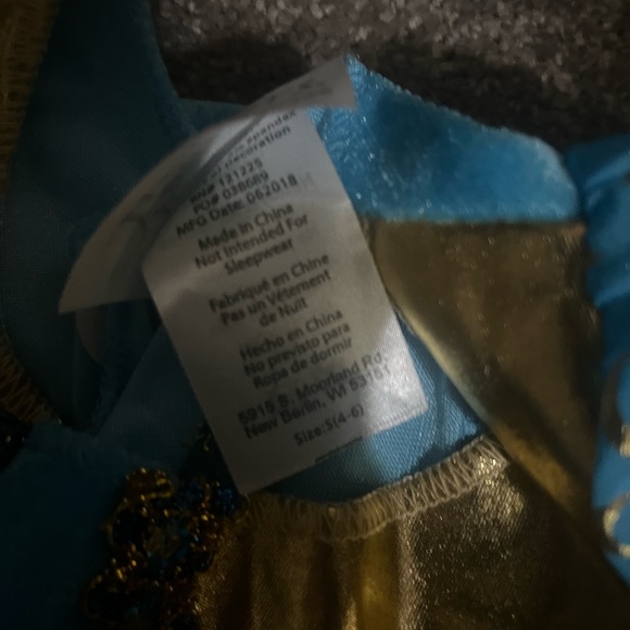 Blue genie costume - Picture 4 of 7